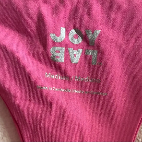 JoyLab Pink  Ruched Activewear Sport Bra M - Picture 6 of 8